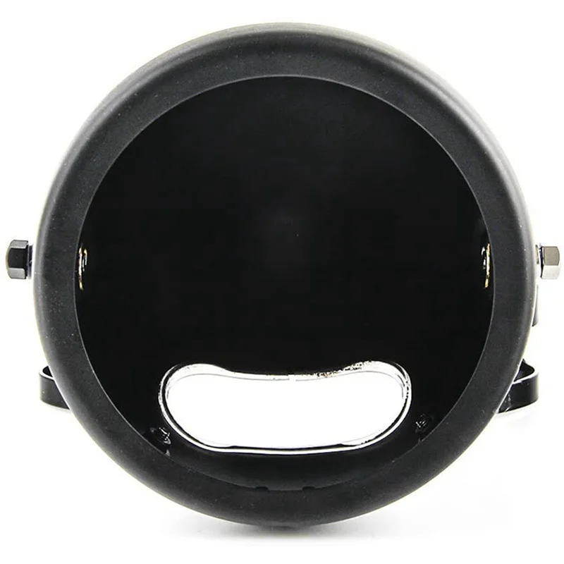 BB-2X 5-3/4 بوصة 5.75 بوصة المصابيح الأمامية للدراجات النارية الإسكان دلو لملحقات الدراجات النارية أسود