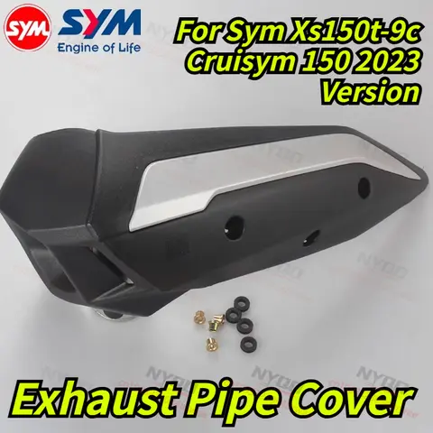 Motorcycle Exhaust Pipe Cover for SYM XS150T-9C Cruisym 150 2023 Version Motorcycle Accessories