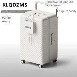 KLQDZMS-Valise à Roulettes Universelle pour Femme et Homme, Valise de Chiffre ABS + PC, Valise à Roulettes, Grande Capacité, 22 