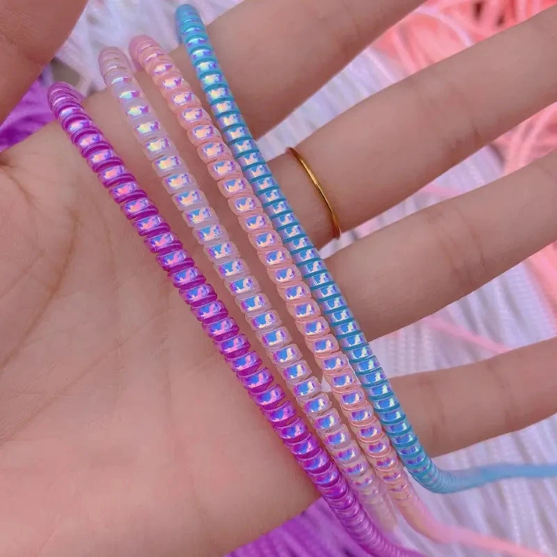 Neue 1,4 m TPU Spirale USB-Ladegerät Kabel Kabels chutz Kabel wickler für iPhone für Android-Telefon Datenleitung Kabels chutz