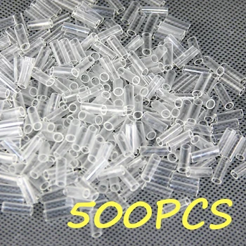 500PCS Wholesale Hair Extensions rings Heat Shrink Tubes Without adhesive invisible 2.5*10mm Fusion Hair Accessories tools