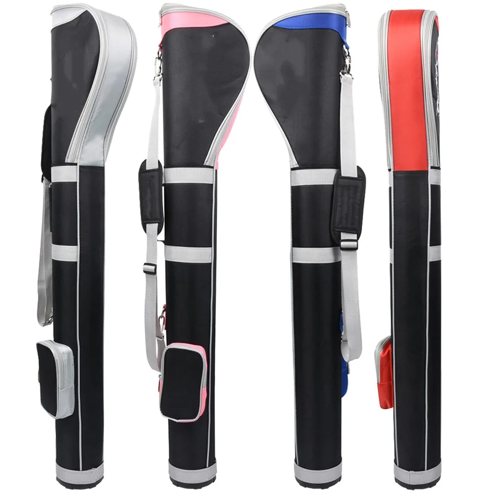 حقيبة مسدس الجولف نسيج النايلون 6 - 7 أندية ارتداء - حقيبة نادي الجولف المحمولة المقاومة للاستخدام الخارجي سريعة - لون جاف يحجب عالي القيمة