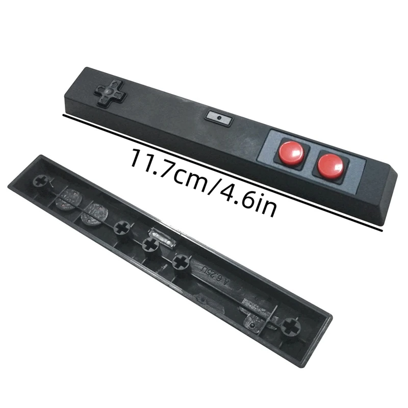 WISH Retro Gamepad Keycap 6.25U Spacebar Artisan Keycap مادة ABS لمفاتيح MX للوحة المفاتيح الميكانيكية للألعاب