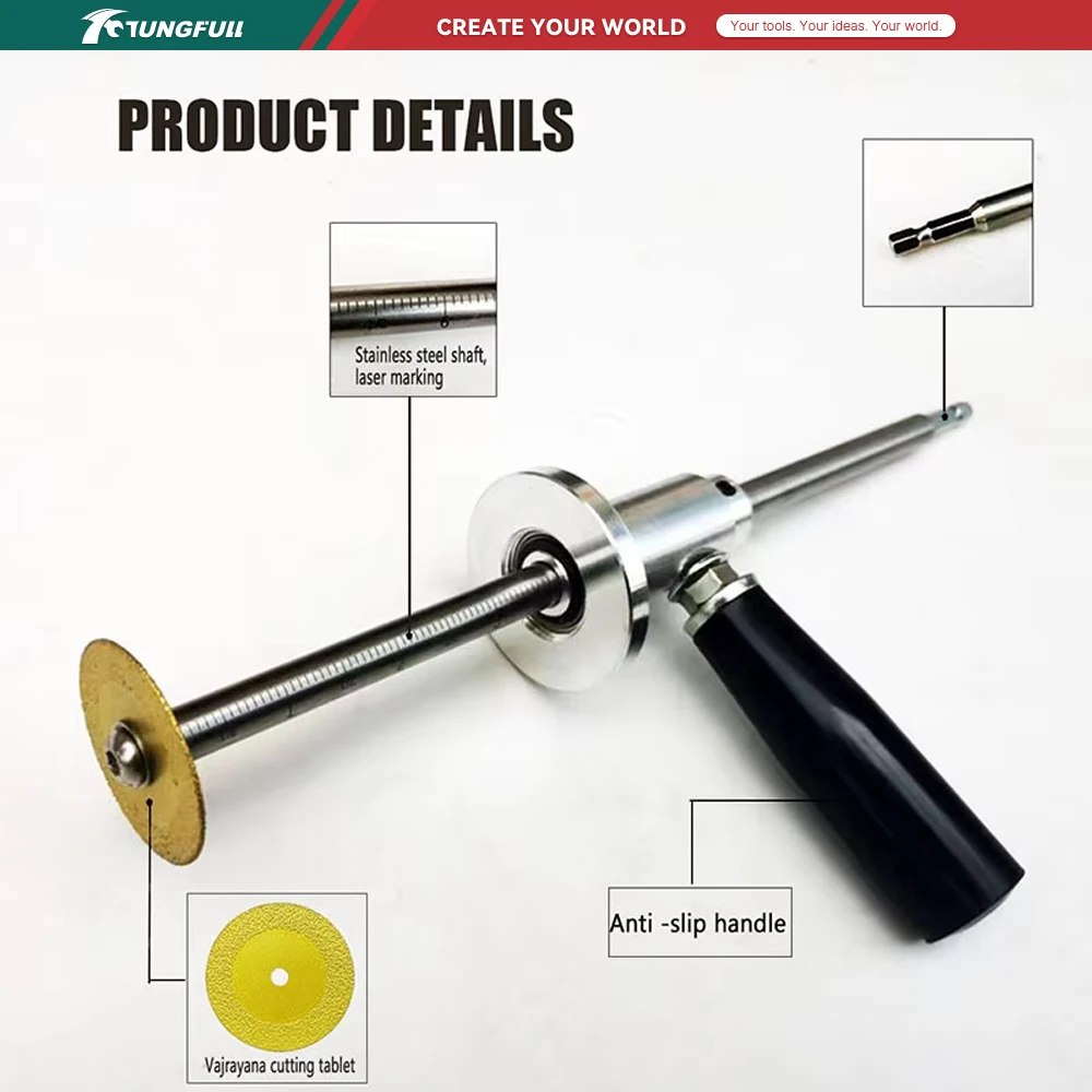 PVC pipe cutter 1-1/2 Inch To 8 Inch Hex PVC Plumbing Inside Cutter Adjustable Cutting Depth Plumbing Repairing Tools
