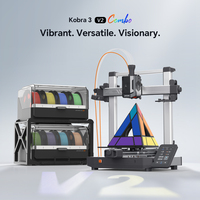 ANYCUBIC Kobra 3 V2 Combo 600mm/s Fast Printing 3D Printer 8 Colors ACE Pro Filament Auto Drying Anycubic APP Control 3D Printer