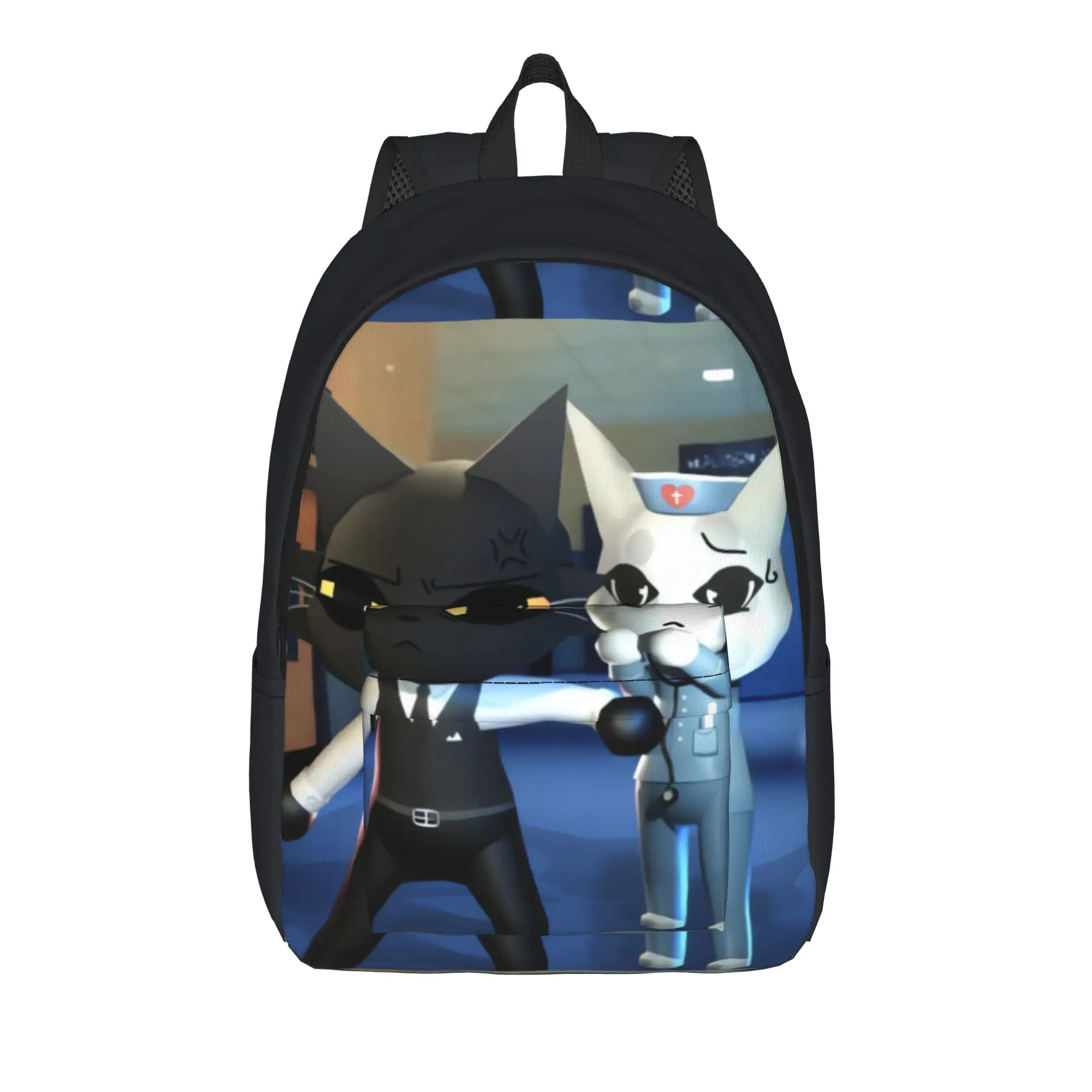 Animal Hospital Anomaly Backpack  Boy Polyester Travel Backpacks Print Funny High School Bags Rucksack