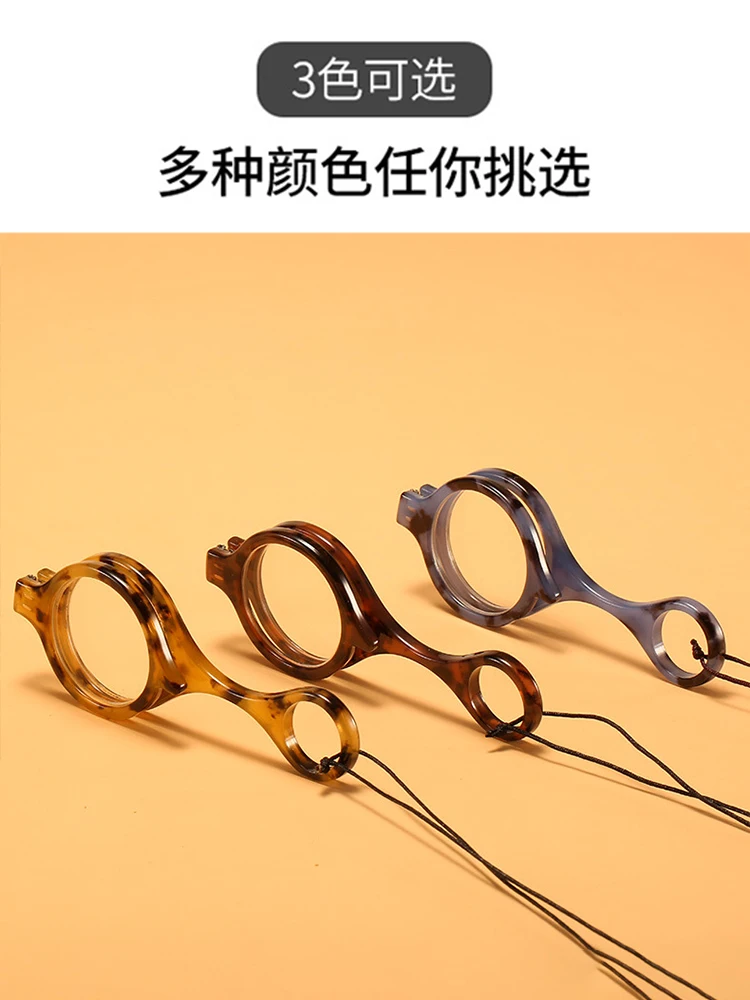 Halter Presbyopic Glasses for Women Legless Presbyopic Glasses Men Folding Ultralight Portable Glasses for the Elderly Glasses