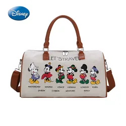 Disney kadın moda büyük kapasiteli seyahat çantaları Mickey bagaj çantası adam kadın spor çantası tatil seyahat depolama çanta