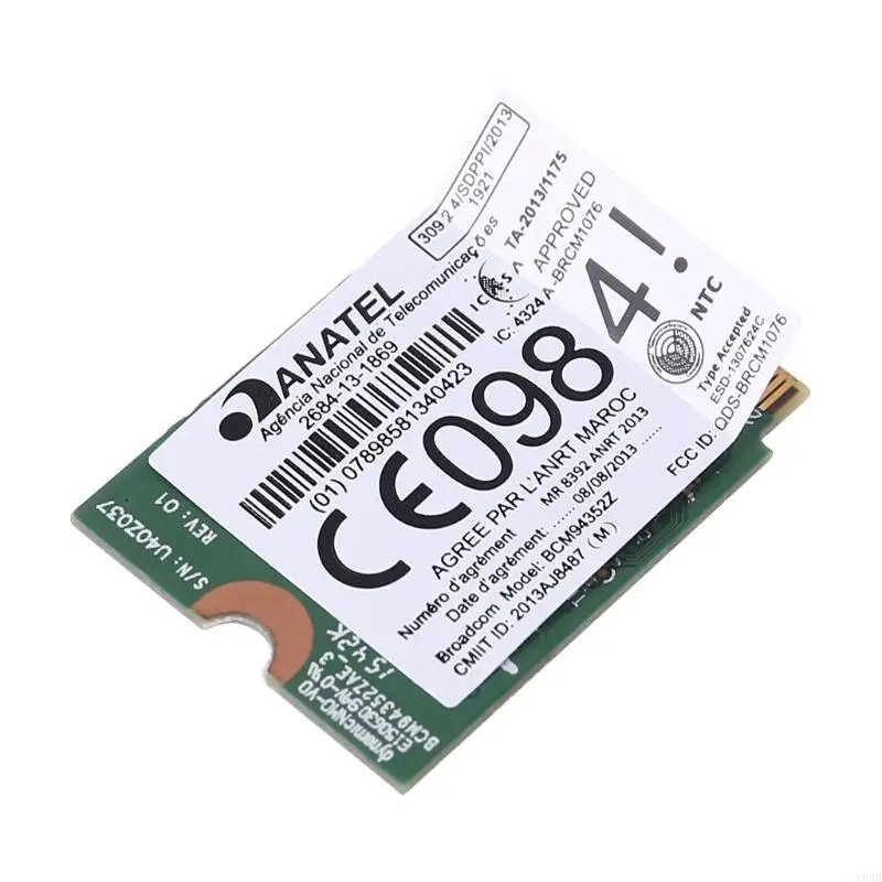 N84B 6XRYC DW1560 BCM94352Z FOR M.2 WIFI WLAN BLUETOOTH互換4.0 802.11AC 867MB