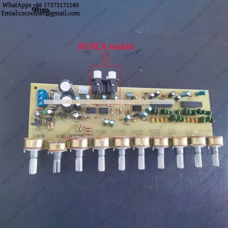 HIFI Preamplifier Tone Control Board Volume EQ Equalizer Module