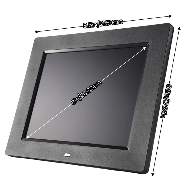 Orologi AD23-Dementia, orologio calendario, orologio digitale con display a cifre grandi, sveglia con cornice per foto digitale HD, spina UK