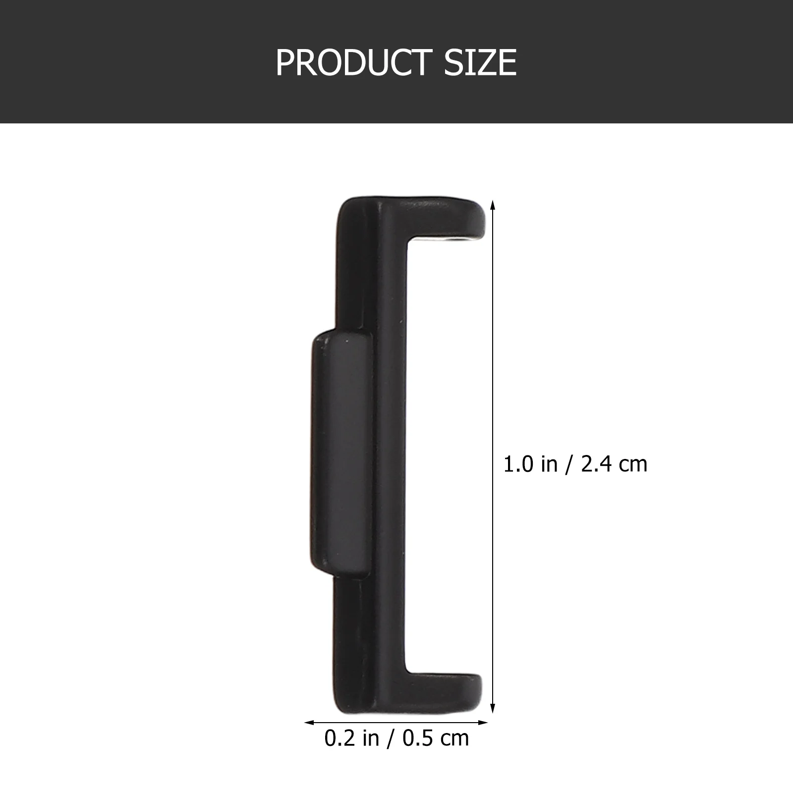 2Pcs 금속 시계 밴드 커넥터 다양한 시계 스트랩을 위한 강력한 내마모성 교체 어댑터 안전한 맞춤 연결 장치