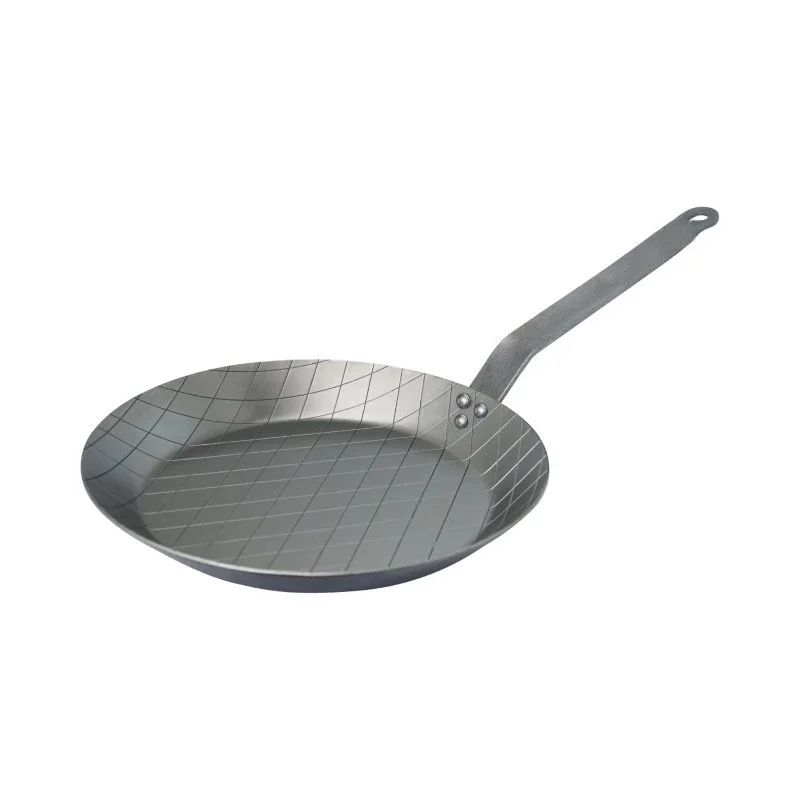 High quality striped iron steak frying pan