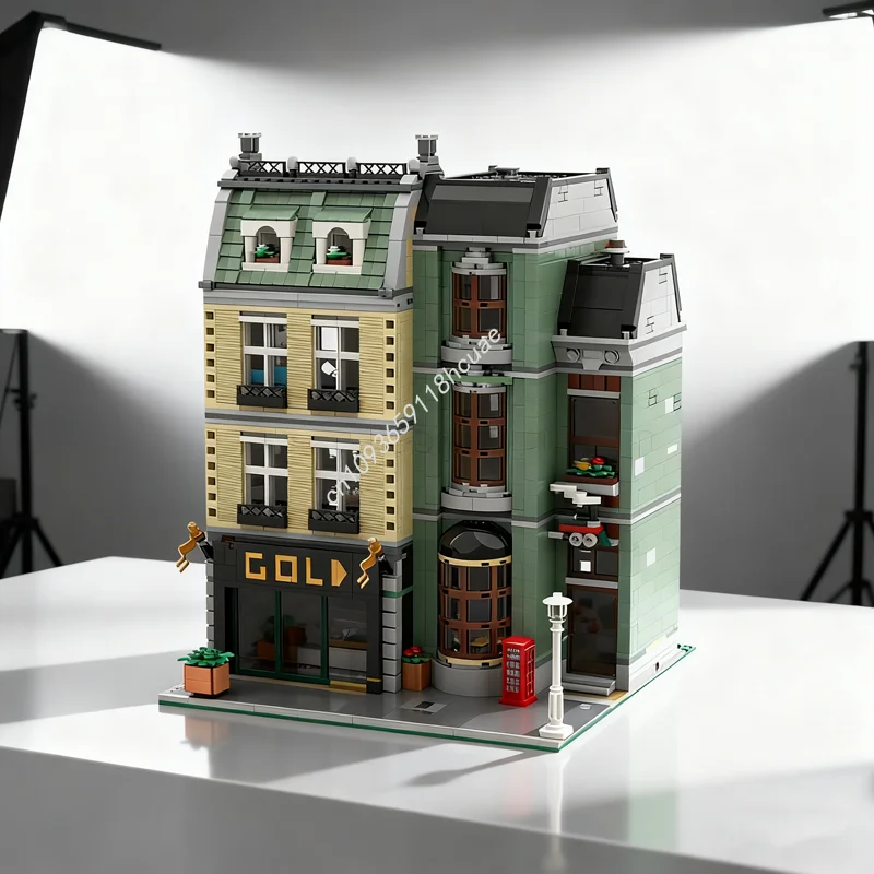 

3327pcs MOC Jewellery And Toy Shop Modulared Model Building Blocks Construction Creative Education Brick Christmas Gift Kids