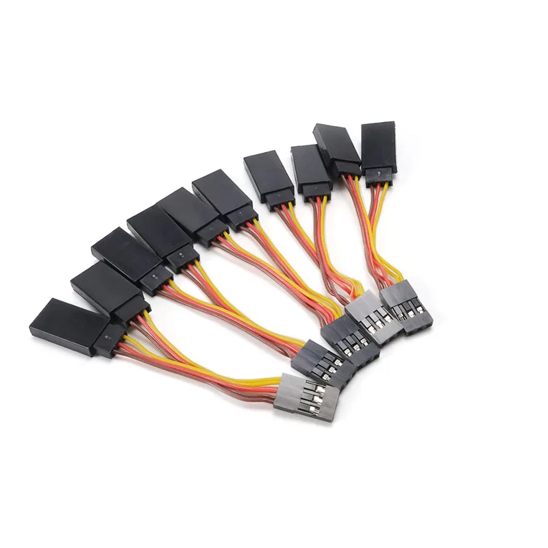 1/5/10Pcs JR Style Servo Splitter Cable 1 Male to 2 Female Servo JR Y Harness Y Cable Extension Wire for RC Model Airplane Boat