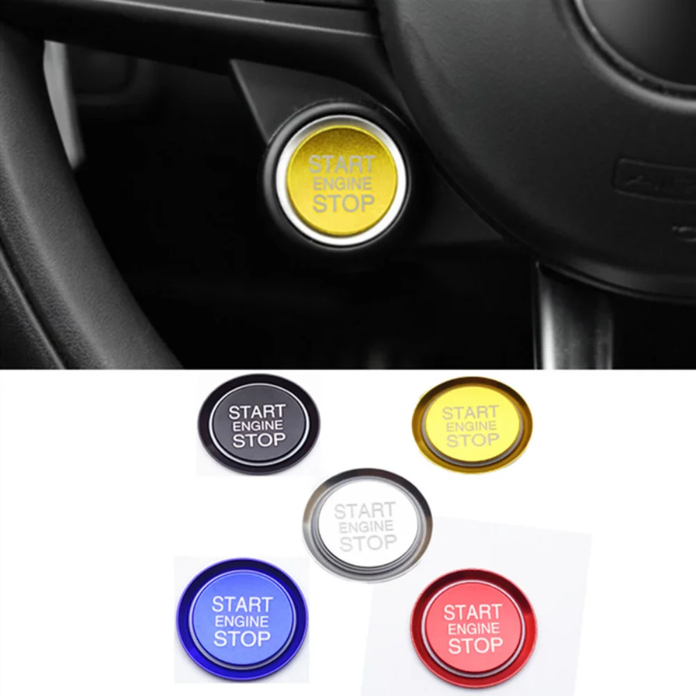 

For Alfa Romeo Giulia Stelvio Mito 147 156 159 166 Engine Start Stop Button Cover Trim Decoration Ignition Switch Button Cover