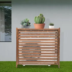 Air Conditioner Covers Fence Screen Garden Privacy Protective Screen for for Outdoor Yard Terrace Hide AC & Trash Enclosure