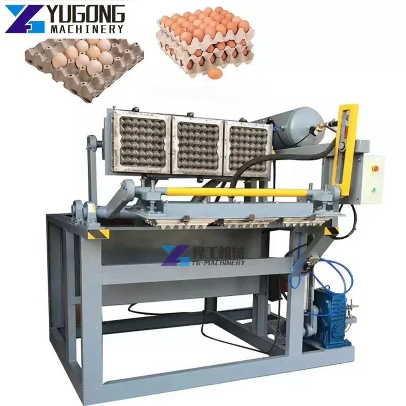 Automatic Paper Pulp Egg Tray Production Line Waste Paper Recycle Used Egg Tray Machine Small Egg Tray Making Machine