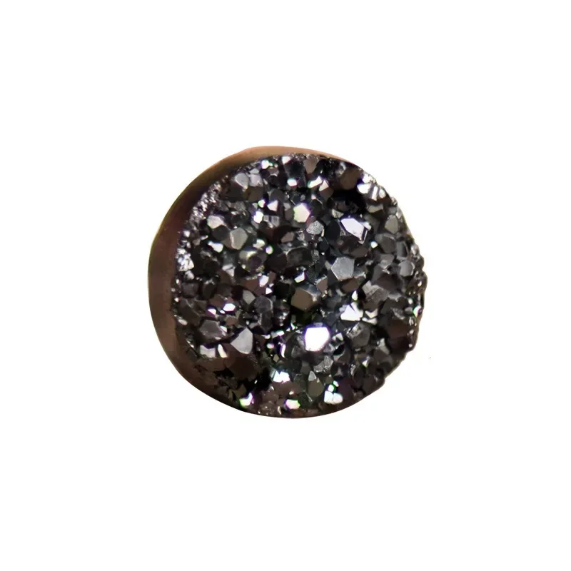 1Pairs Crystal Strong Magnetic Ear Stud Clip Earrings for Men and Women Punk Round Zircon Magnet Earrings Non Piercing Jewelry view 6
