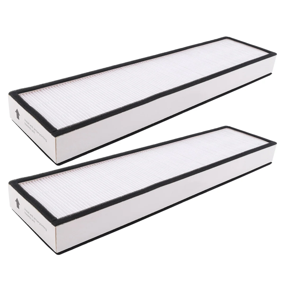 لـ GermGuardian FLT5000,FLT5111,AC5000E,AC5250PT,AC5350B,CDAP5500, Black+Decker BXAP250 جزء مرشح المكانس الروبوتية 2 قطعة—A19G