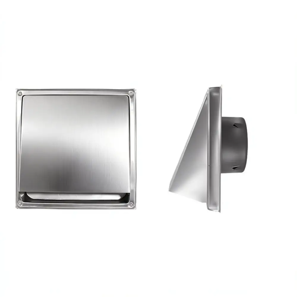 High Quality 304 Stainless Steel Dryer Air Vent Hood Exhaust Grille Ventilation Duct Cap For Outdoor Home Kitchen