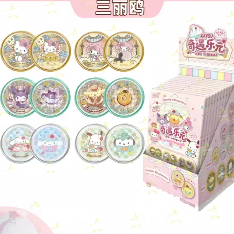

Kayou Official Sanrio Family Double‑Sided Candy Badge Blazing Tea Vol.1 Collectible Anime Pins Cute Character Holiday Gifts