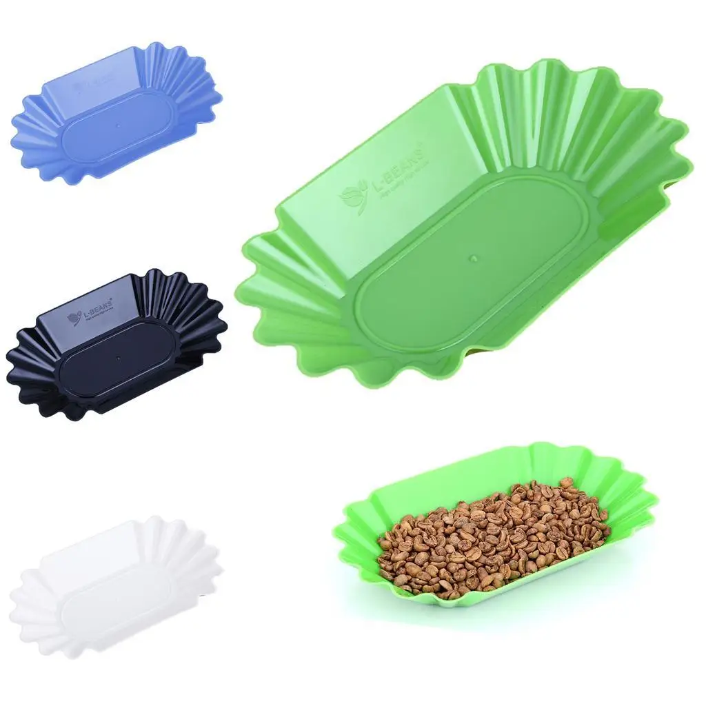 Food Grade PP Plastic Oval Tray Coffee Dish Snack Server Durable Plate for Kitchen Restaurant and Canteen