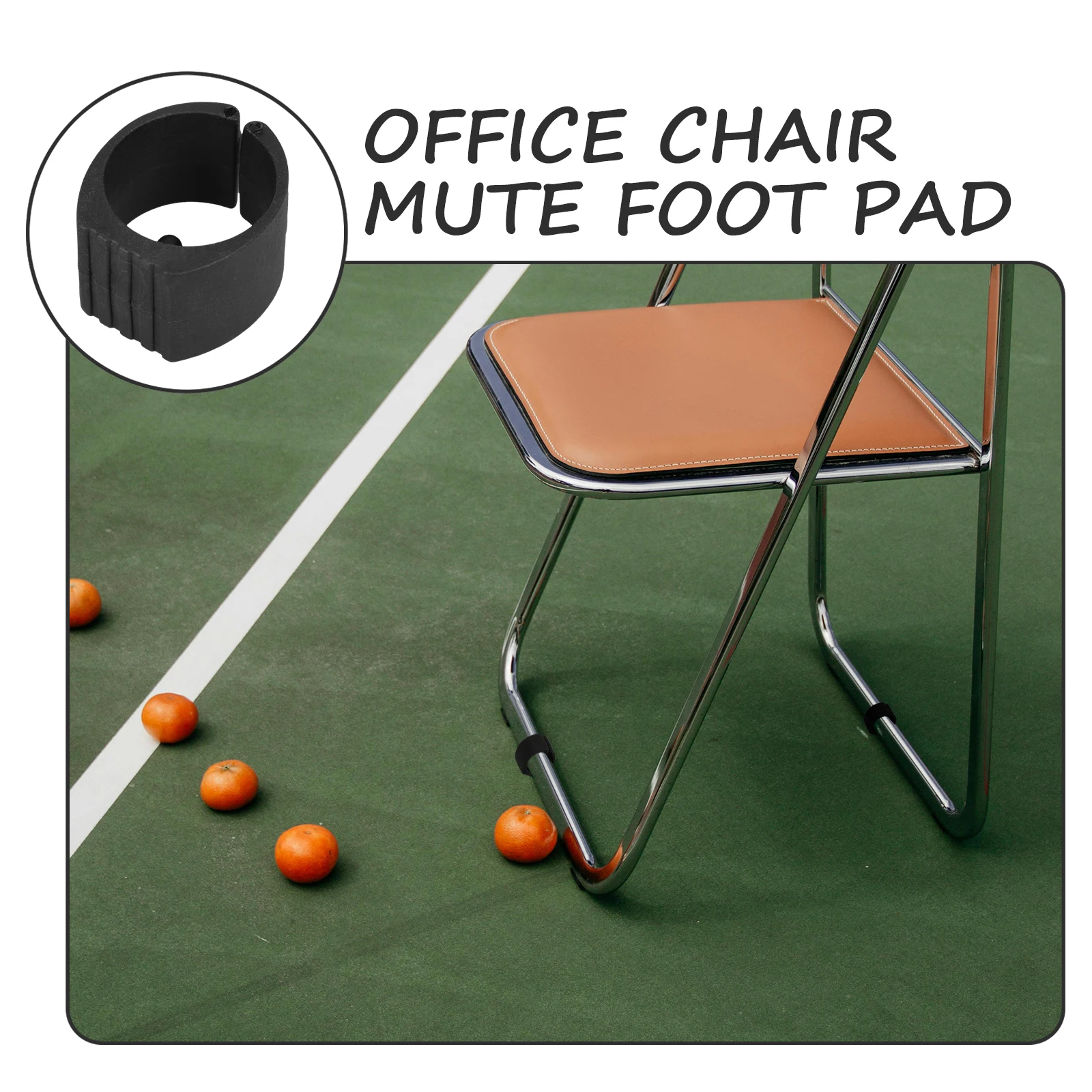 

12pcs Pads Non-Slip Floor Protectors For Hardwood Plastic Chair Glides Furniture Chair Foot Covers Legs Tips Caps