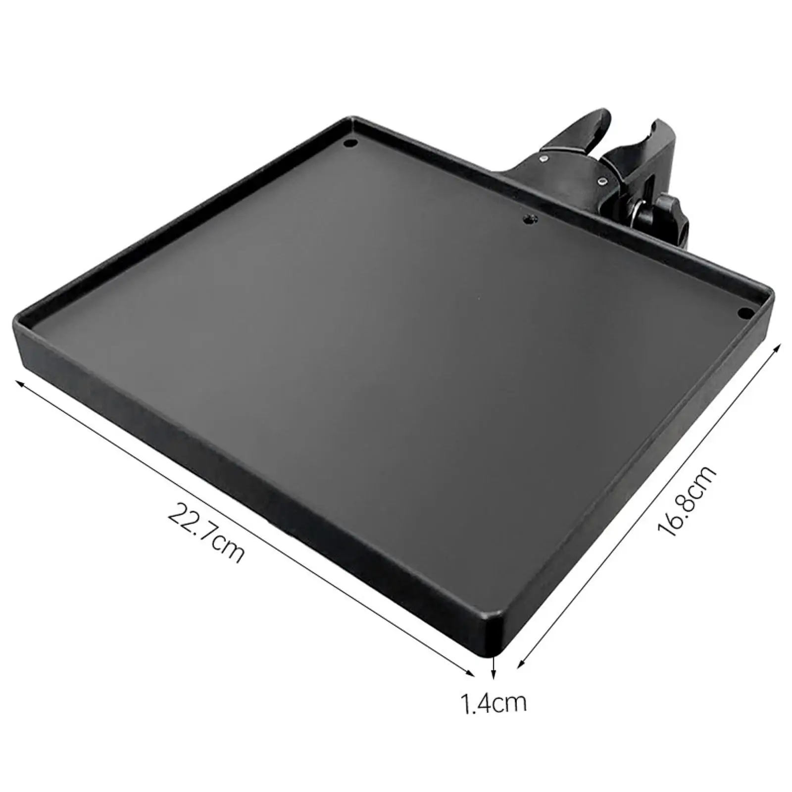 Lightweight Eyelash Extension Tray Stand Black PP Material Lash Supply Organizer for Personal and Salon Use