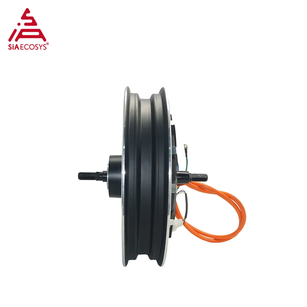 QSMotor 14x2.5inch QS254 30H 1500W V1 60V 630RPM BLDC Motor In-wheel Hub Motor for Electric Motorcycle