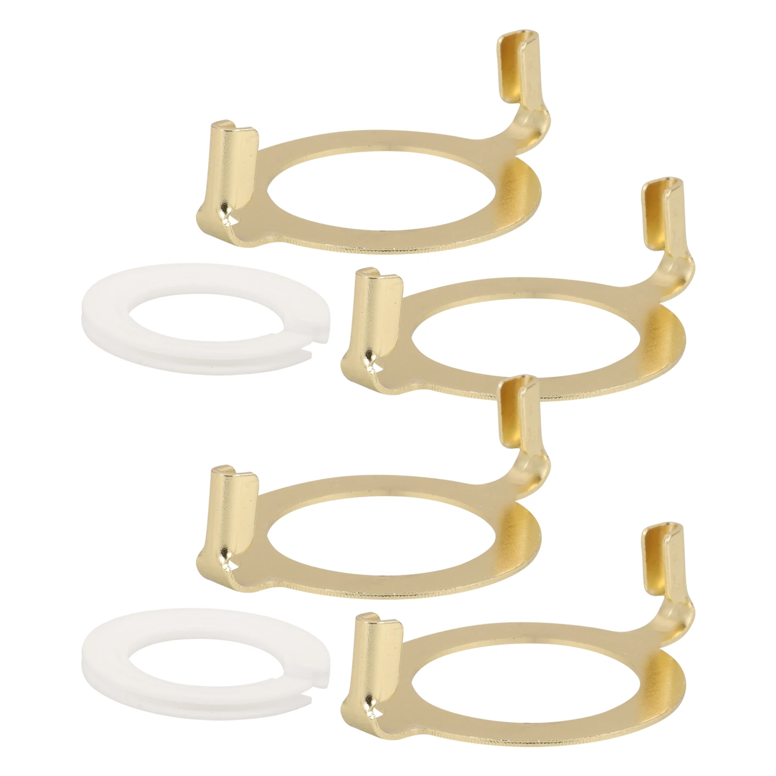 

2 Sets Lampshade Accessories E27+E14 Black Horn Stand Reducer Ring Converter Table Lamp Shades Adapter Solar Lighting Part