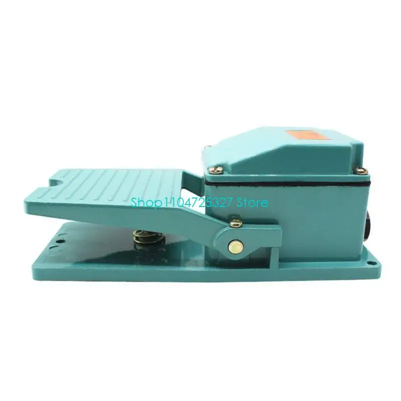 D8KF AC250V 15A Momentary Pedal Foot Switch Anti-slip Controller Treadle Switch