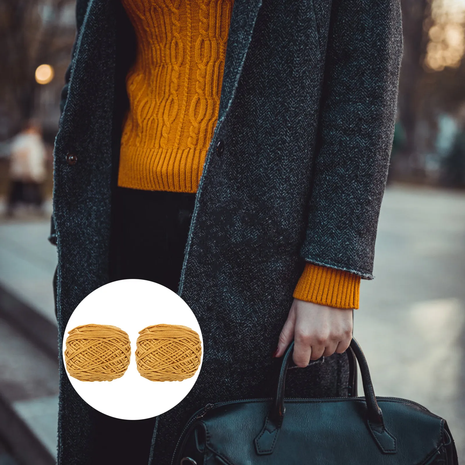 

2Pcs 200G Milk Cotton Yarn Soft Warm Knitting Wool for Scarves Sweaters Blankets DIY Hand Crochet Projects Colored Wool