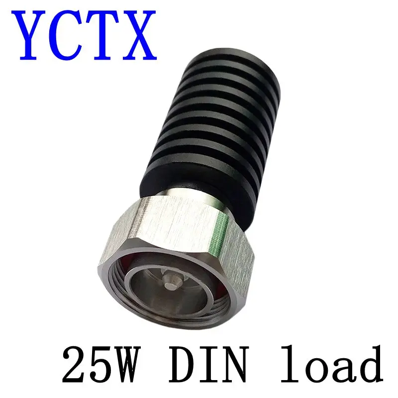 Free shipping 7/16 DIN male plug 25W DC-3GHz/4GHZ/6GHZ ,50 ohm coaxial RF Dummy Load Termination