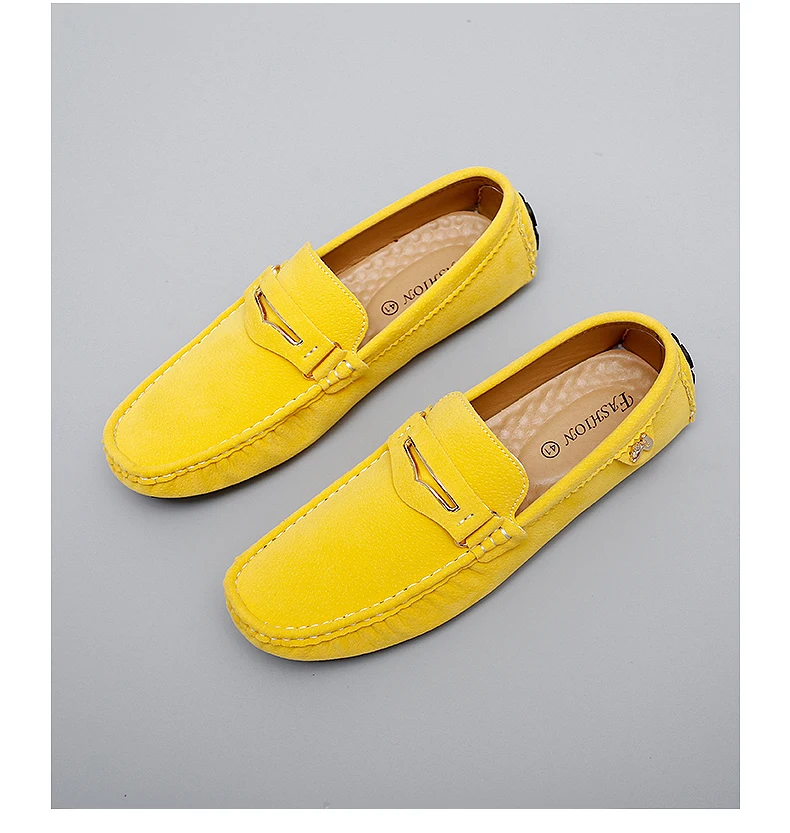 48 Extra-Large Size Matte Couple's Style Halloween Gift 2025 Autumn New Loafers British Style Slip-On Men's Driving Shoes Lightweight Non-Slip Casual Leather Shoes