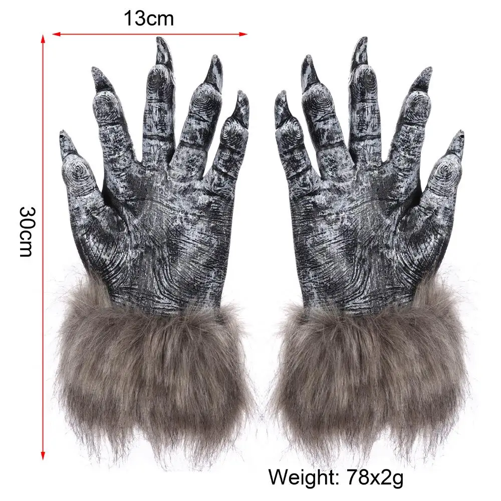 Gants Griffes de Bête à Fourrure en Latex – photo 1