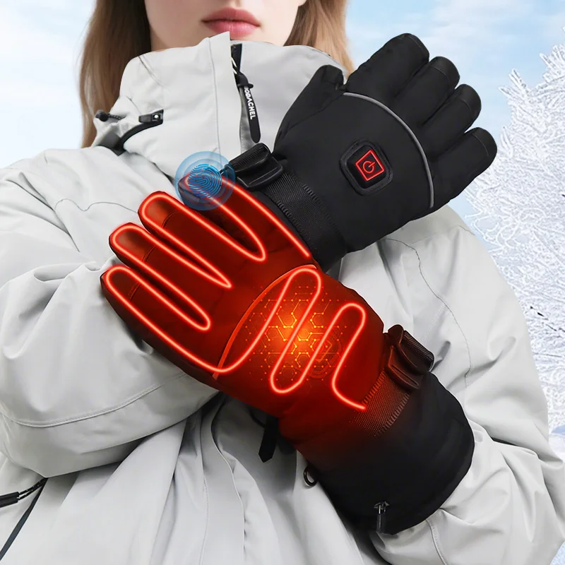 

Winter Thermal Hand Warmer Electric Heated Gloves 5V Battery Waterproof for Car Skiing Motorcycle Two Choices Available