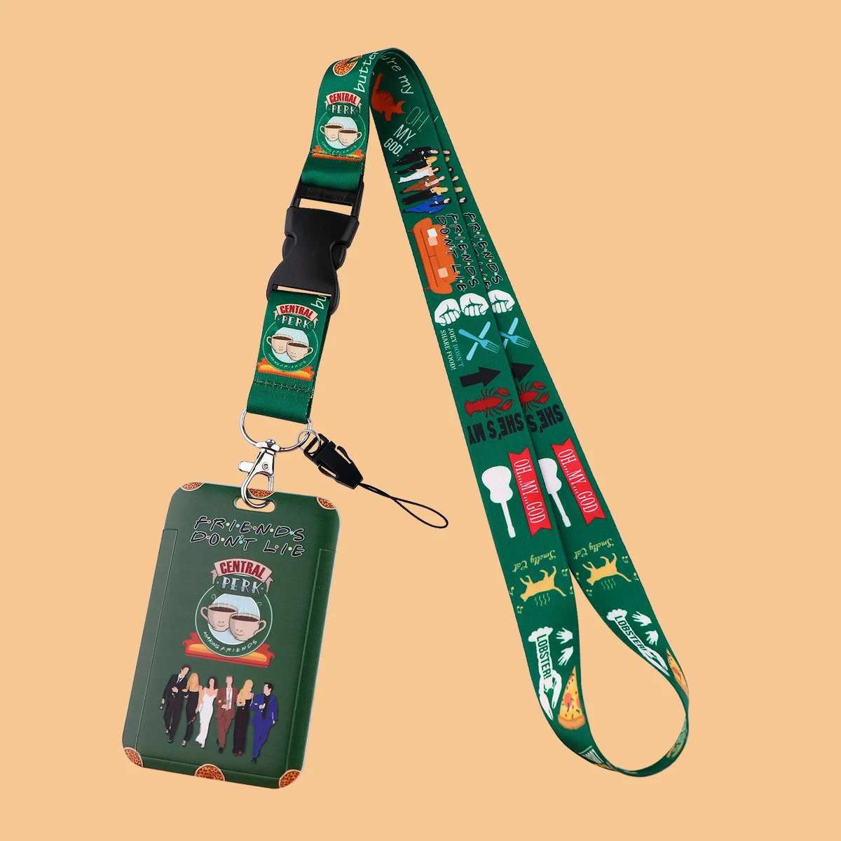 

Friends tv show Lanyards for Key Neck Strap For Card Badges Gym Key Chain Lanyard Key Holder DIY Hanging Rope Phone Accessories