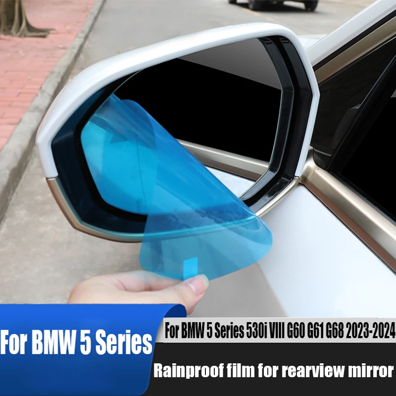 

Rainproof film for rearview mirrors special for car use high-definition For BMW 5 Series 530i VIII G60 G61 G68 2023 2024