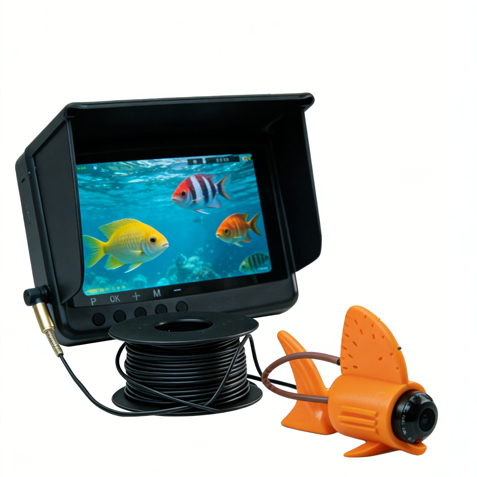 شاشة OLED FHD مقاس 5 بوصات + مجموعة كابل GC2053 AHD1080 بطول 15 مترًا