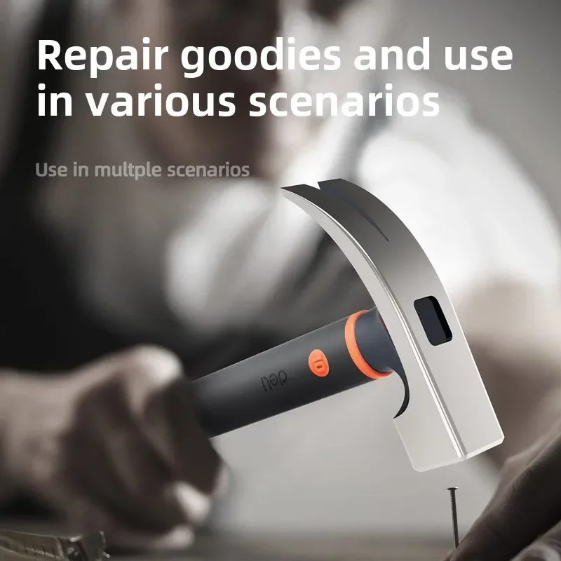 

1 шт., 10 унций, молоток-гвоздодер, мини-молоток для кемпинга, молоток для гвоздей с ударной ручкой, многофункциональный бытовой ремонтный ручной инструмент, молоток