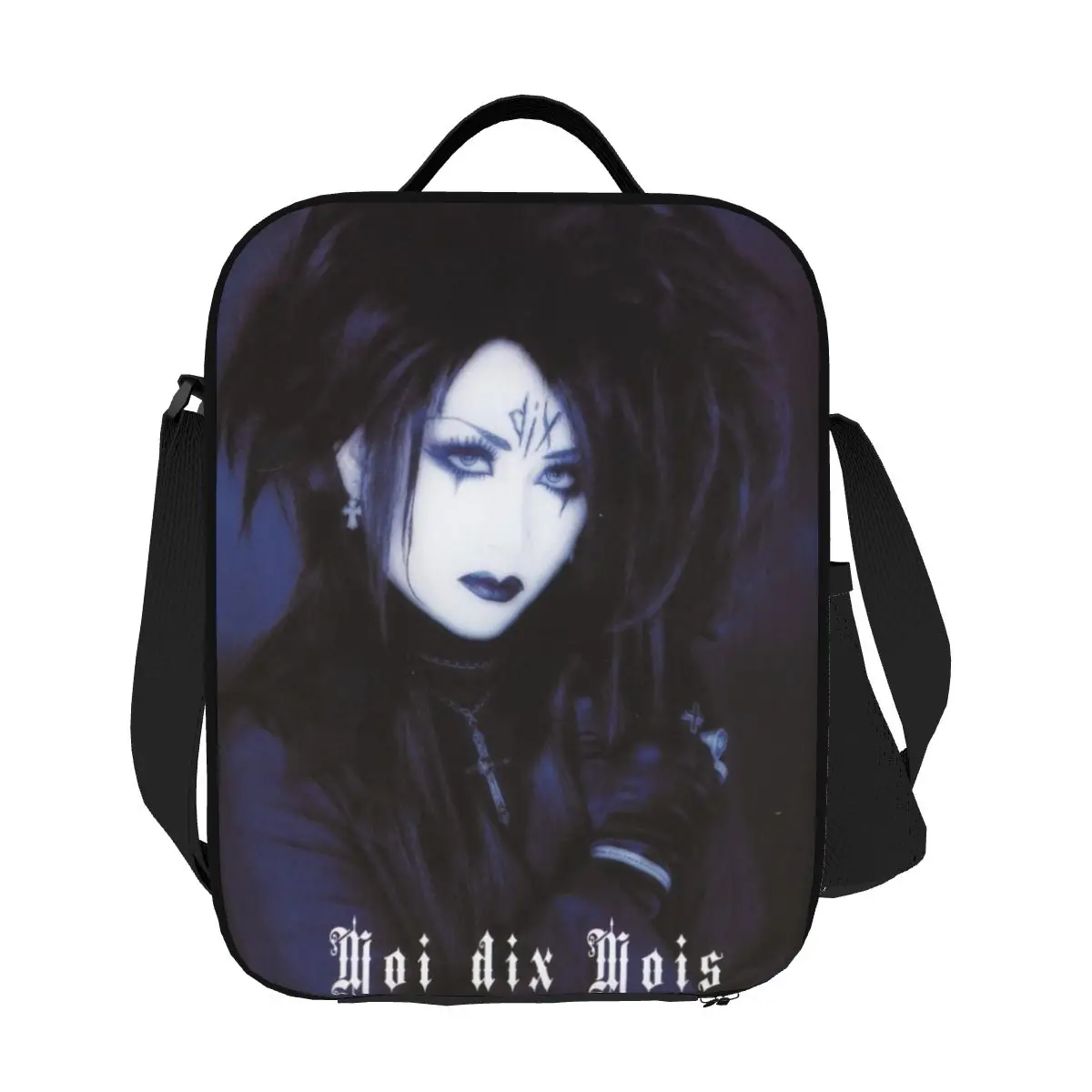 

Custom Malice Mizer Mana Sama Moi Meme Moitie Resuable Lunch Box for Women Leakproof Thermal Cooler Food Insulated Lunch Bag
