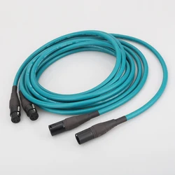 Pair Gold plated XLR plug connector Cardas Cross Audio XLR Interconnect cable