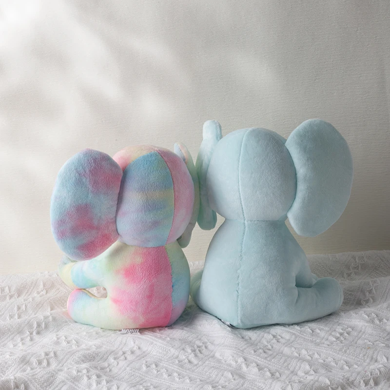 25cm/9,84 Zoll Weicher Elefanten-Plüsch - Niedliches Flauschiges Buntes Plüschtier (Verschiedene Farben: Rosa/Blau/Lila/Regenbogen) - Id – Detail 9