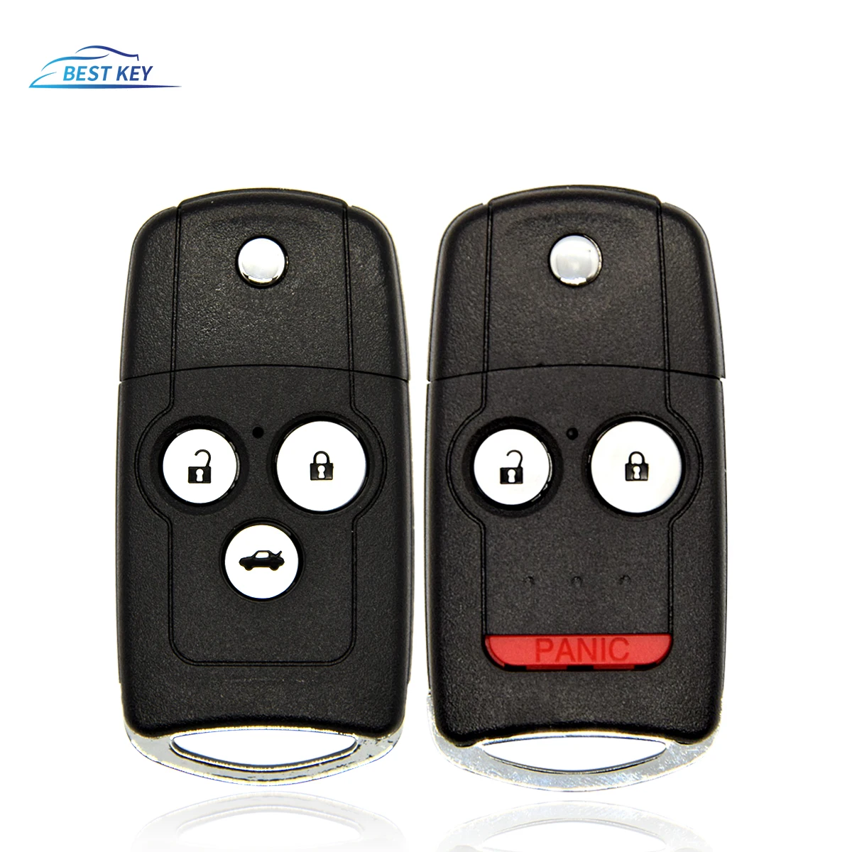 BEST KEY For Honda Acura Civic Accord Jazz CRV HRV 2009--2014 Remote Flip Car Key Fob Shell Case 3/4 Buttons Accord 2008-2012