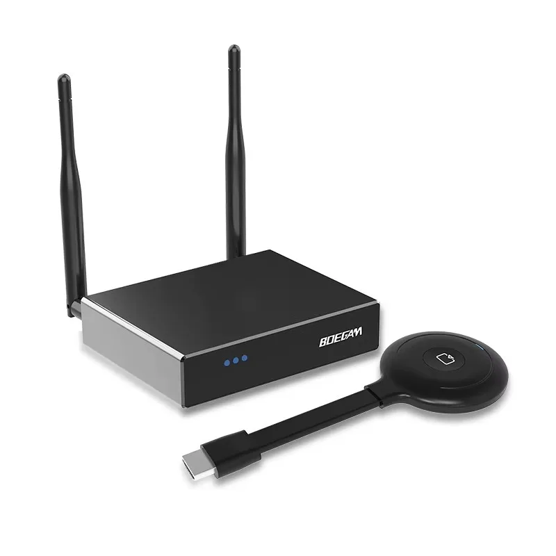 

BYOD Wireless Presentation System for Meetings & Conference Rooms Plug and Play Wireless Transmitter and Receiver