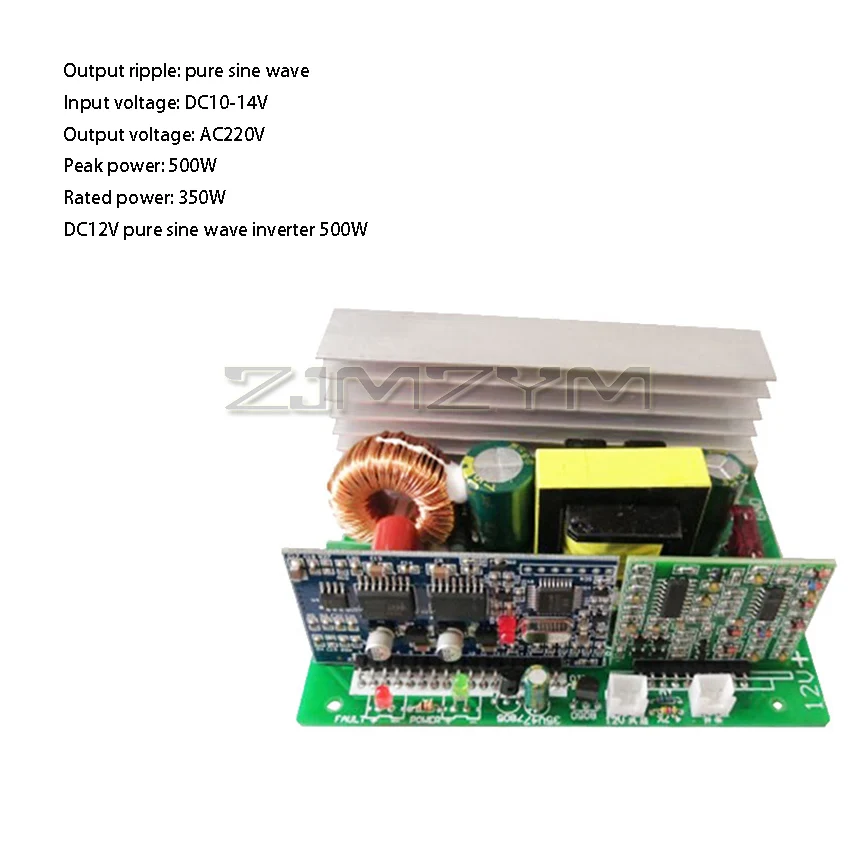 ﻿ 350W  DC10V to 14V Pure Sine Wave Inverter Power Circuit Driver Board AC 220V Step-Up Boost Converter Invertor