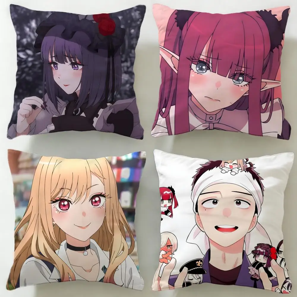 Klassischer Anime My Dress-Up Darling Kissenbezug – Weich und leicht zu waschen – Vielseitig einsetzbar für Couch, Bett, Reisen und Büro