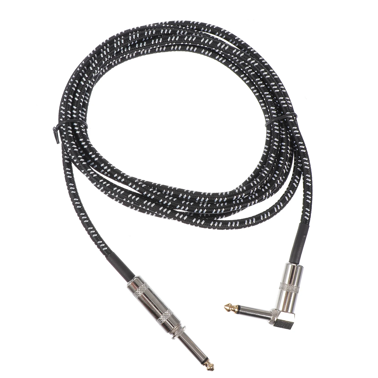 

1 pc Audio Cable For Electric Guitar Durable Braided Professional Instrument Cable Stereo Sound Connection Phone