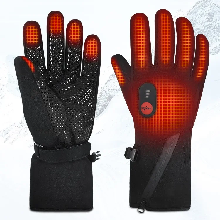 Touch Screen Warm Thermal Hand Warmer Lithium USB Battery Electric Unisex Heated cycling Gloves